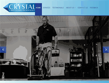 Tablet Screenshot of crystalcarpetcleaning.com